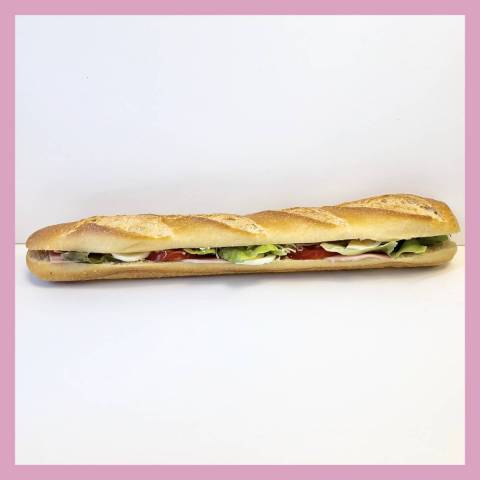 Américain jambon baguette moulée